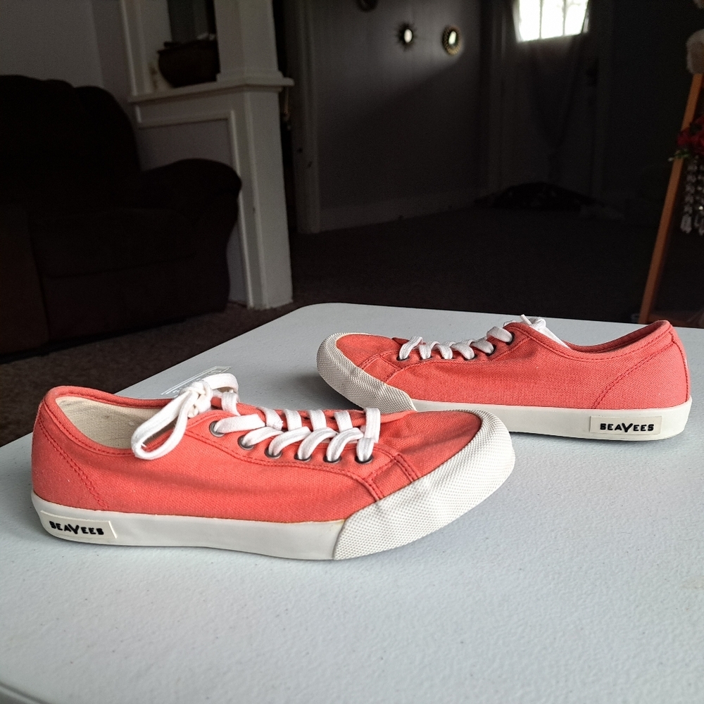 SeaVees Monterey Orange Sneakers